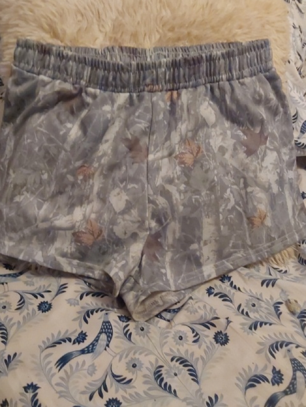 Women’s Gray Camo Shorts